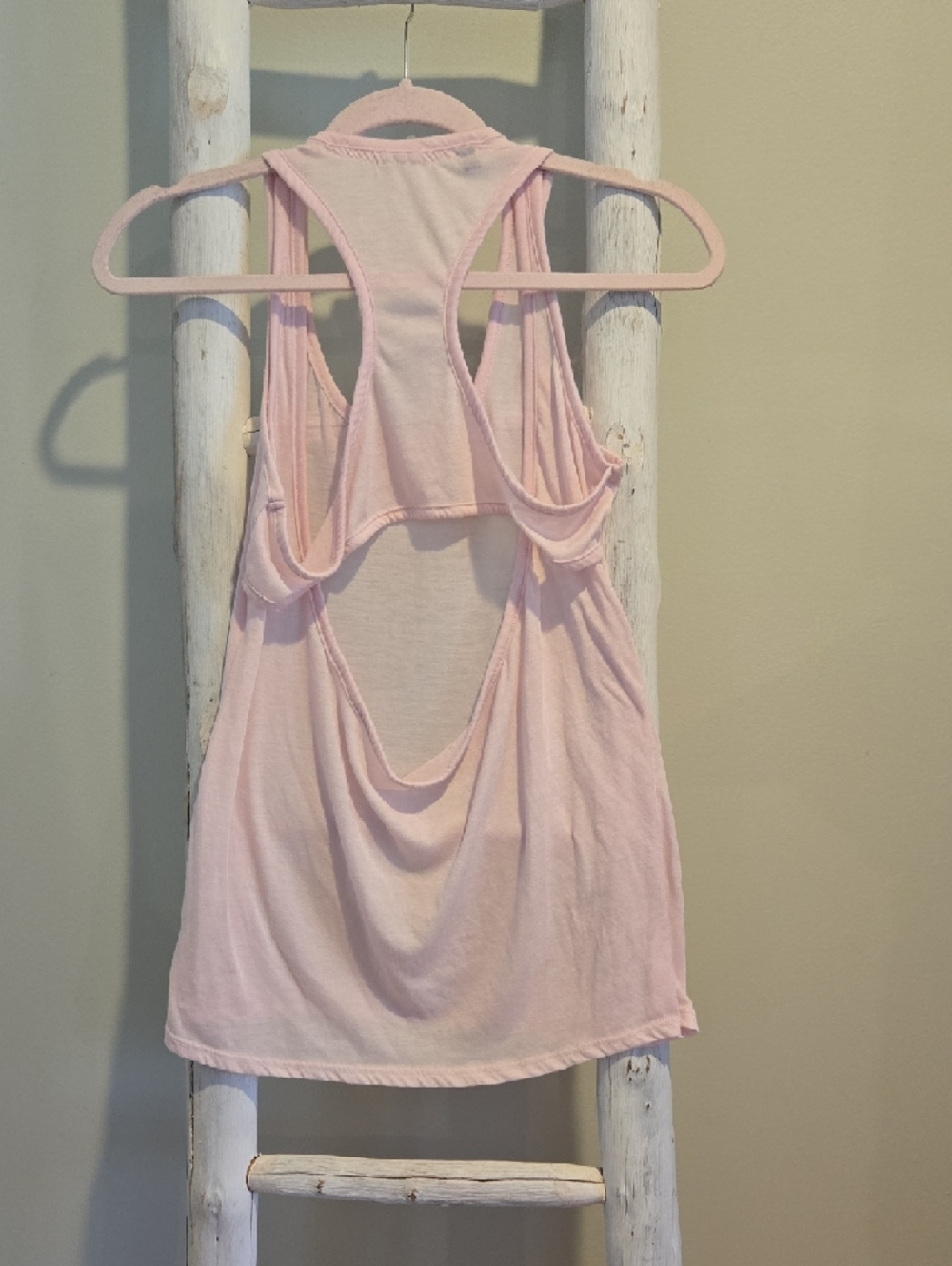 Gymshark Light Pink Gym Racerback Tank Small - Picture 5 of 8